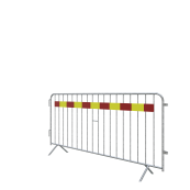 Barrier type E | with one 100 mm sensing strip, red / yellow foil, type RA1/A